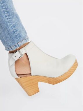 Free People Amber Orchard Leather Clog Size EU 40